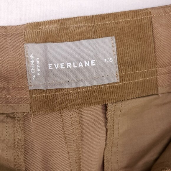 Everlane The Draper Pleated Pant Size 8 High Rise Wide Leg Beige 30" inseam - Picture 8 of 15